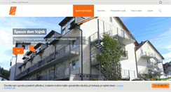 Desktop Screenshot of dom-vojnik.si